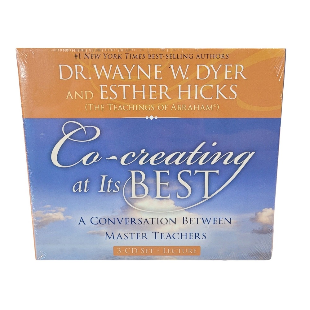 Hay House Co-creating at Its Best Dr Wayne Dyer Esther Hicks 3-CD Set New Sealed
